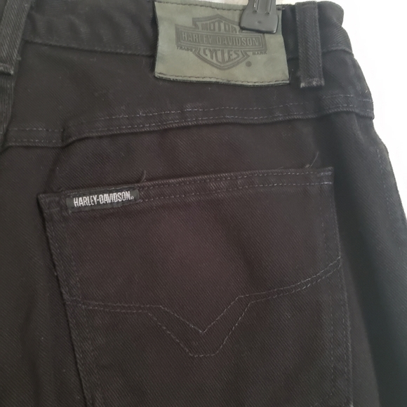 Harley Davidson Black Bootcut Jeans - Picture 7 of 9